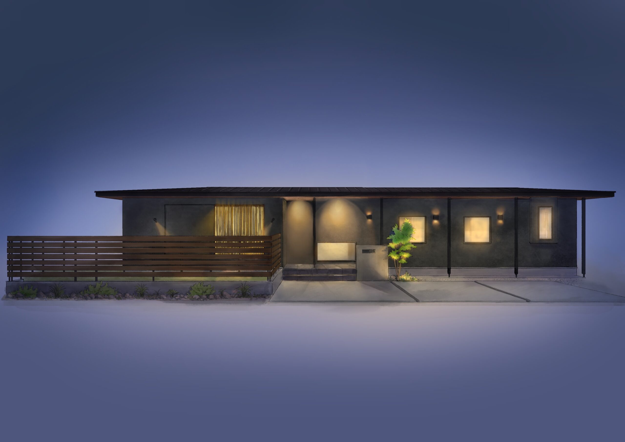 【夜の見学会】南国市稲生の家 ナイトツアー